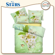 GS-FM3DF-21 Good quality 3D 100 woven polyester printing bedding set fabric